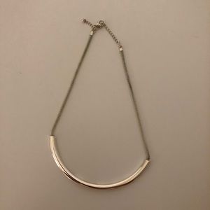 Silver Cuff Necklace